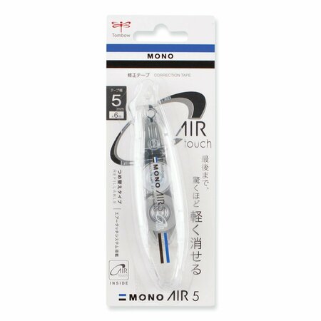 TOMBOW MONO Air Pen-Type Correction Tape, Refillable, Clear Applicator, 0.19 in. x 236 in. 68696